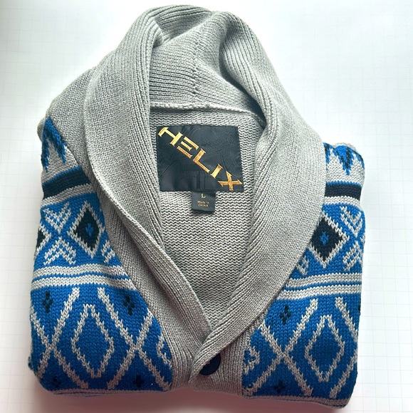 Helix Other - Ski cardigan with shawl collar